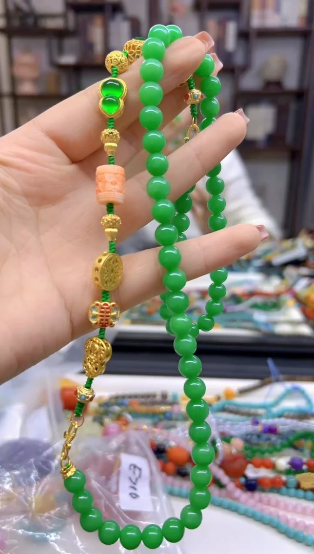 【闪购商品】翡翠颈饰未镶嵌DIY款X439