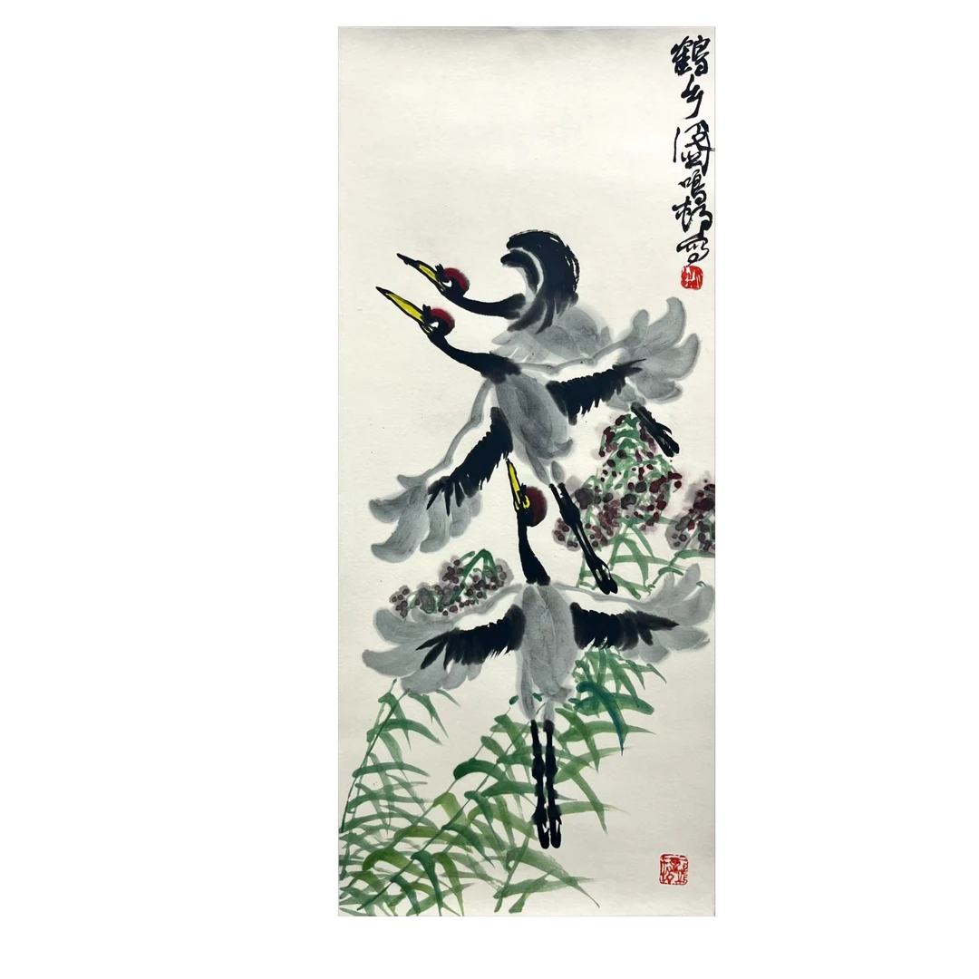 孙鸣邨-纸本32*72cm