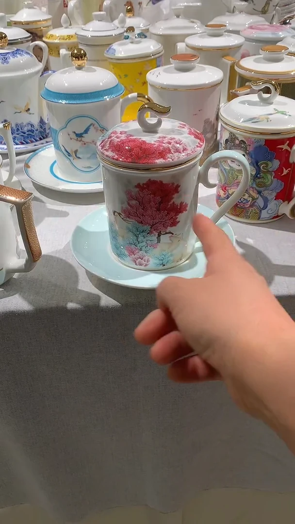鸿运当头茶漏杯隆达
