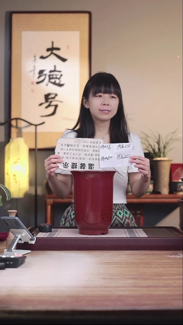 紫砂花盆瑕疵胭脂红新款素金钟一只无托盘