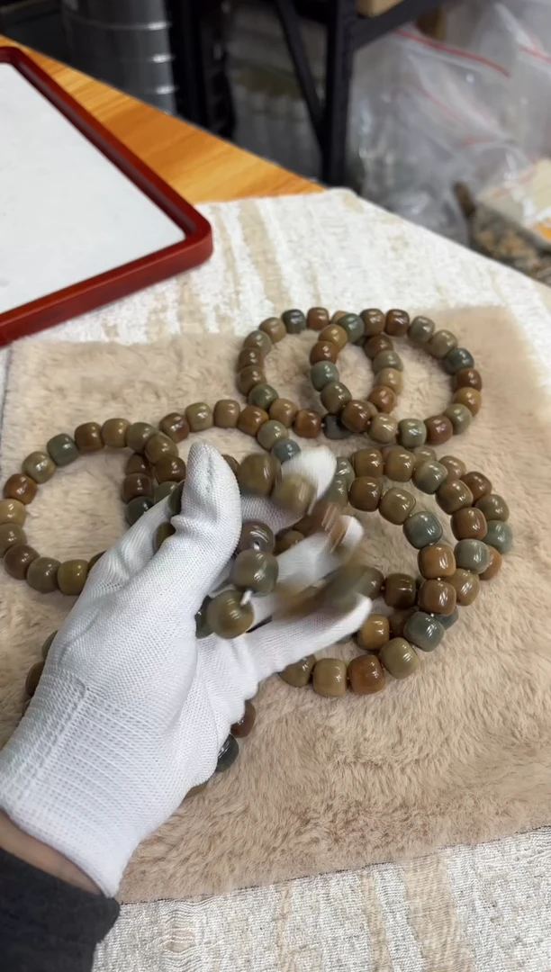 【闪购商品】菩提根/象牙果手串14.5猪油膏（209）