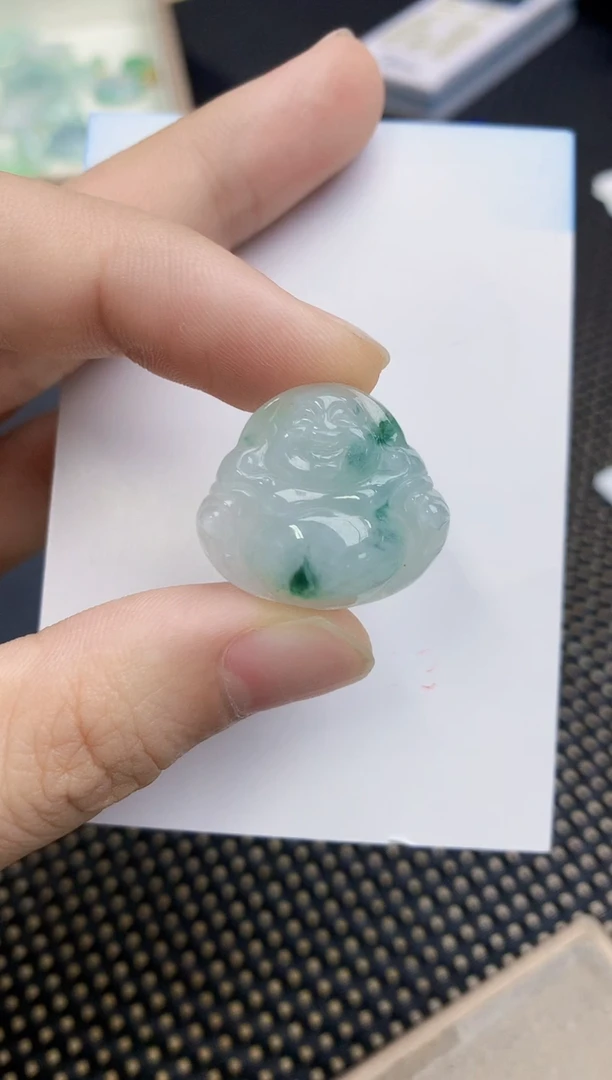 翡翠未镶嵌颈饰天然缅甸翡翠A货