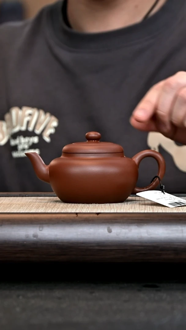 【闪购商品】紫砂茶壶AH5977 宫灯 红紫泥