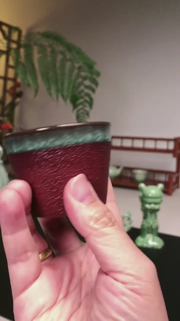 龙泉青瓷茶杯茶器摆件花器99