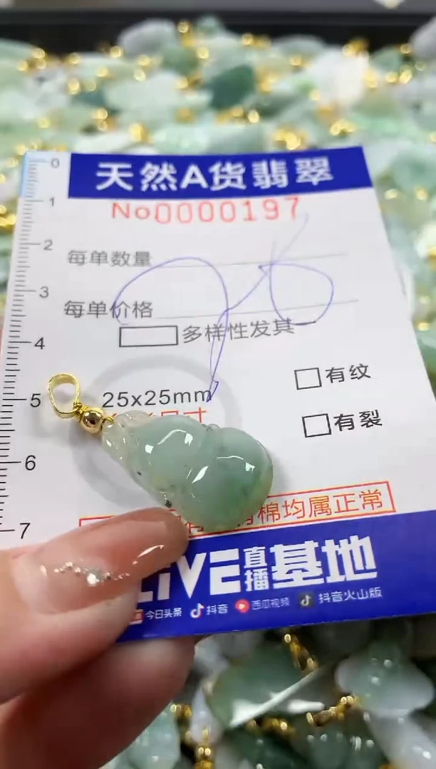 颈饰未镶嵌翡翠天然A货翡翠