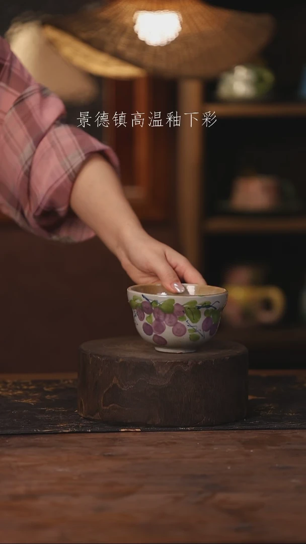 陶瓷景德镇高温釉下手绘陶瓷131
