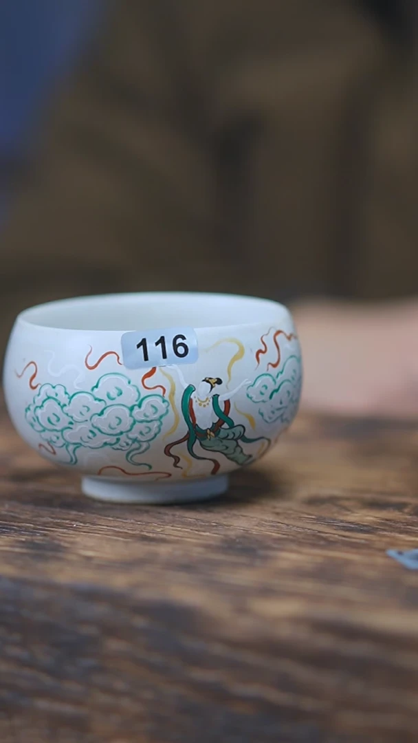 【闪购商品】116景德镇手绘飞天神女禅定