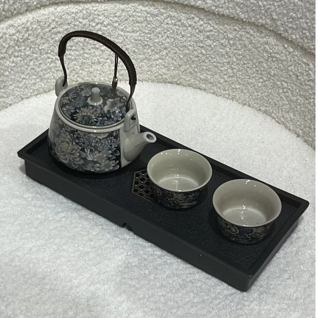 功夫茶具茶碗套装家用礼品套装中式茶盏窑变陶瓷茶杯