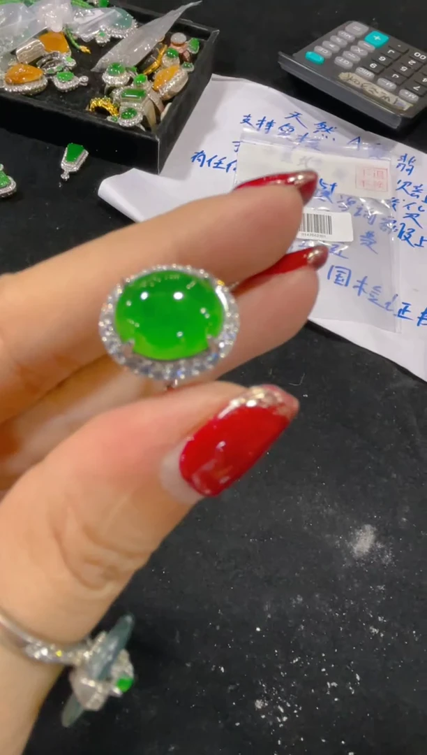 定制翡翠未镶嵌天然A货翡翠（多样性发货拍一件发件）