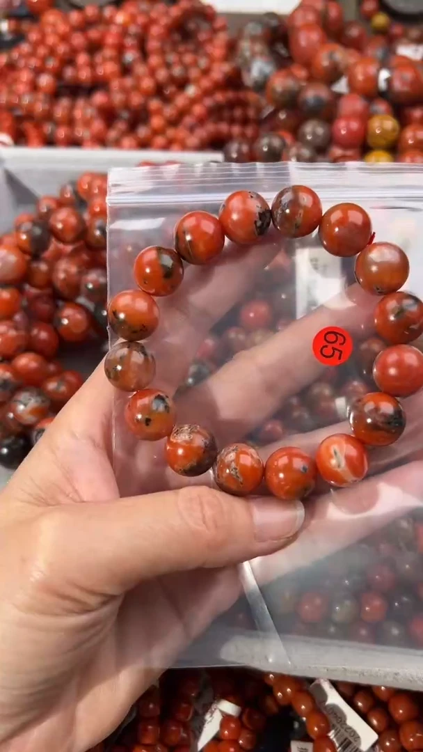 南红玛瑙手串未镶嵌13+