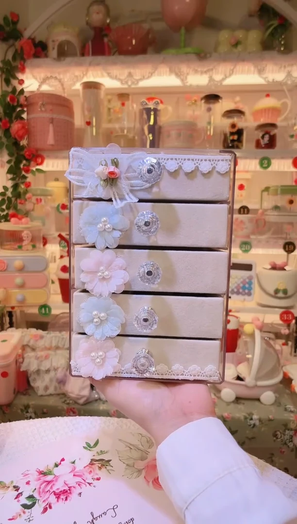 多层首饰收纳盒——手工制作品质好！