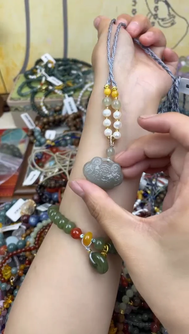 项链和田玉未镶嵌112