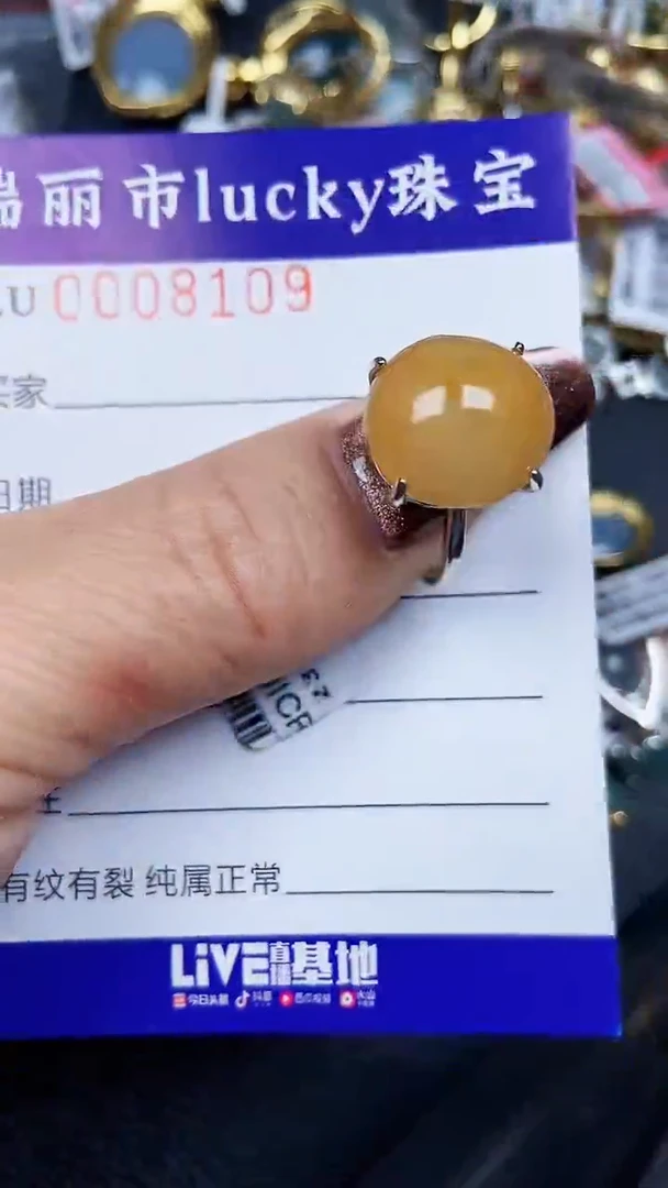 颈饰银S925镶嵌翡翠8109