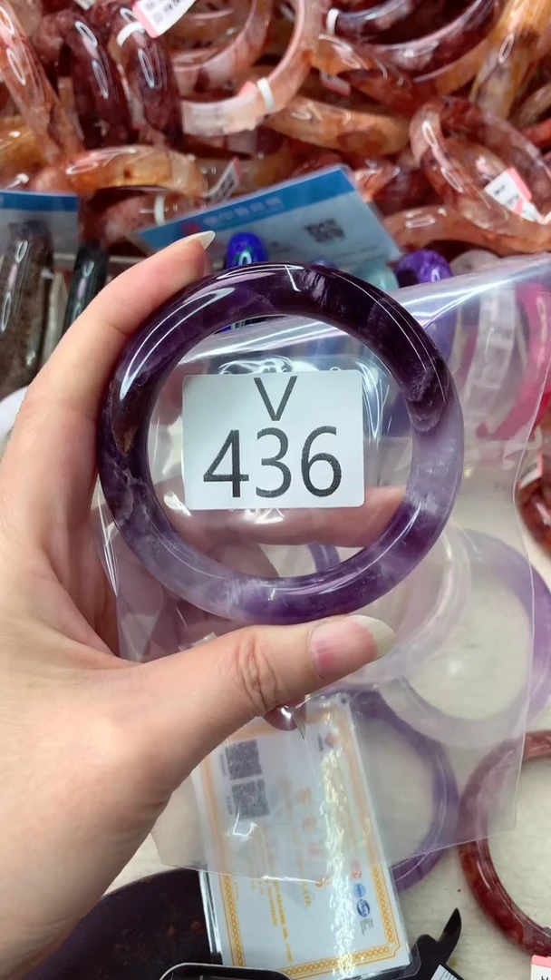 未镶嵌手镯水晶V436-56