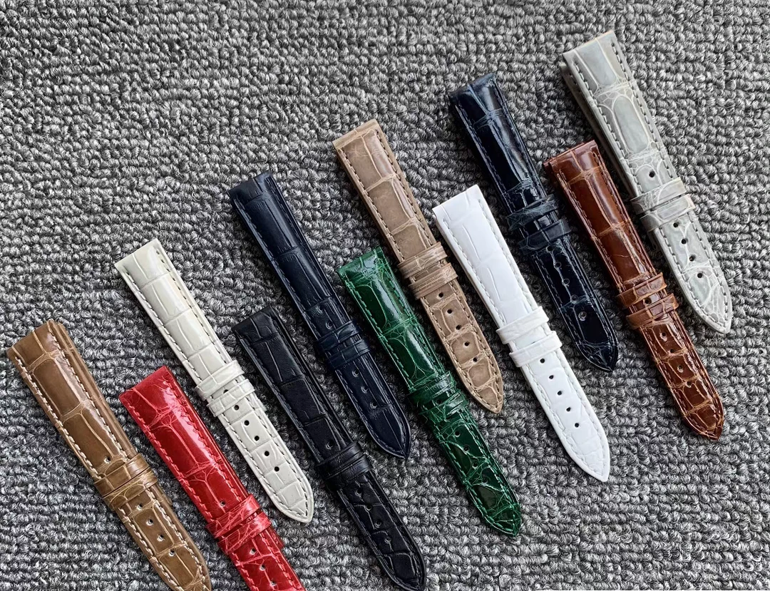 88【快乐钻】新款真皮表带女款针扣配件舒适防汗