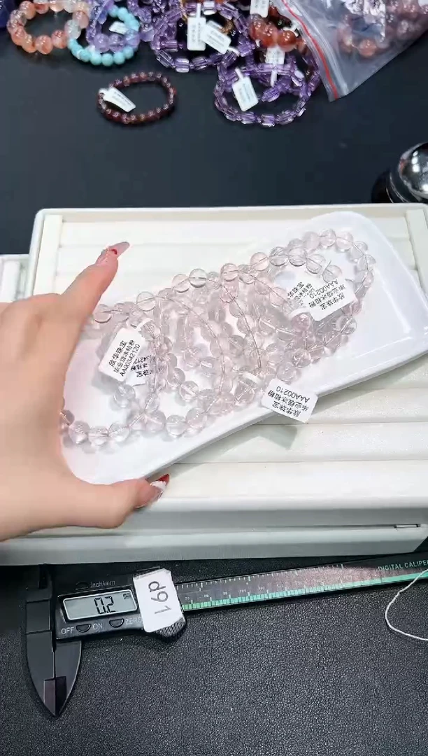 【闪购商品】水晶手串未镶嵌89E多样性发其一/1条10mm默认微瑕