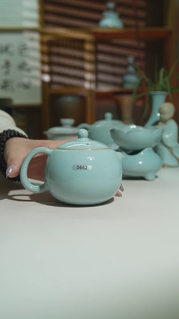 珑匠天青倒烧西施二级安全包装