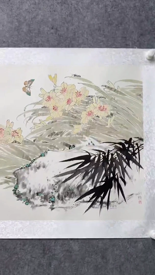 国画邹训精-4平尺-国画作品