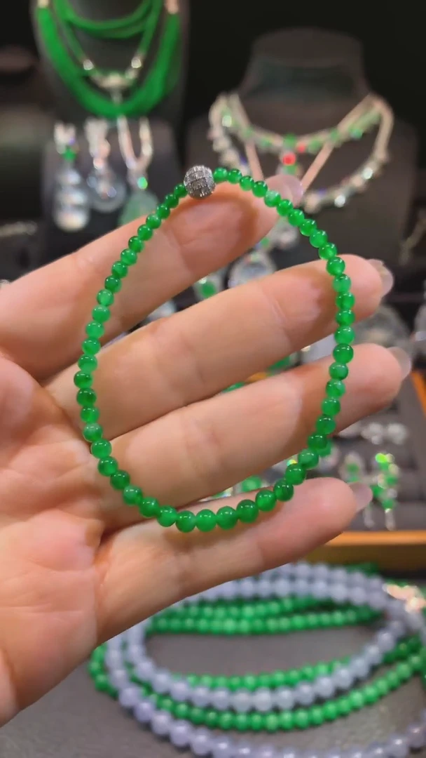 未镶嵌手链翡翠手链