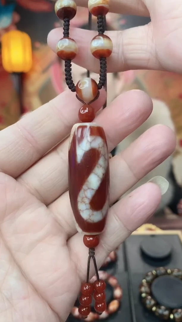 【闪购商品】玛瑙/玉髓吊坠未镶嵌玛瑙金钱钩吊坠