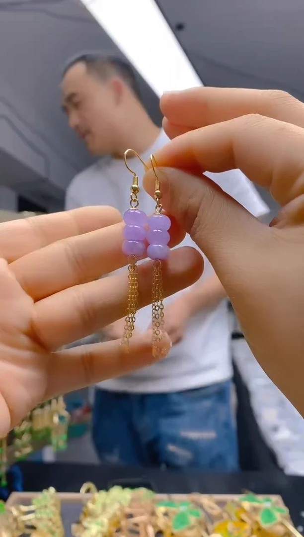 【闪购商品】玛瑙/玉髓耳饰合金023玛瑙饰品