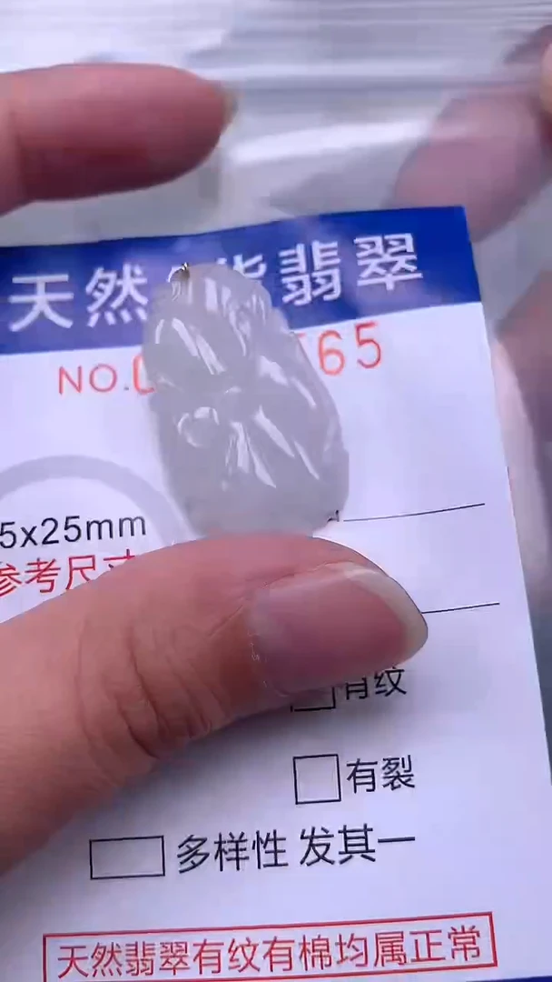翡翠未镶嵌吊坠(不含链)1