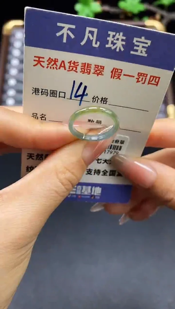未镶嵌戒指翡翠天然A货翡翠17979