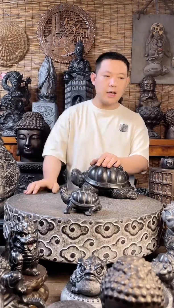 石材13小乌龟天然青石雕刻