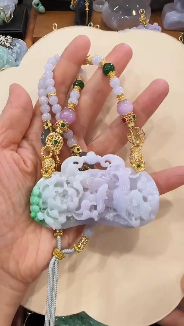 【闪购商品】翡翠颈饰未镶嵌国风