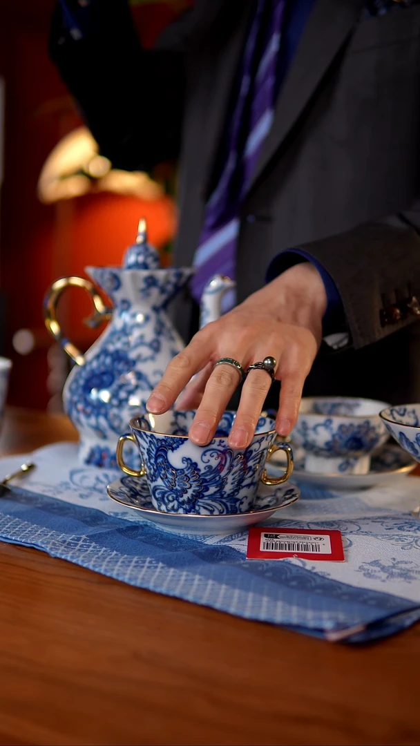 当代俄皇【凤歌系列双耳碗】带礼盒