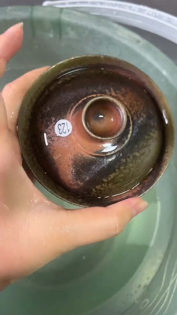盖碗123号容量140-150ML陶泥