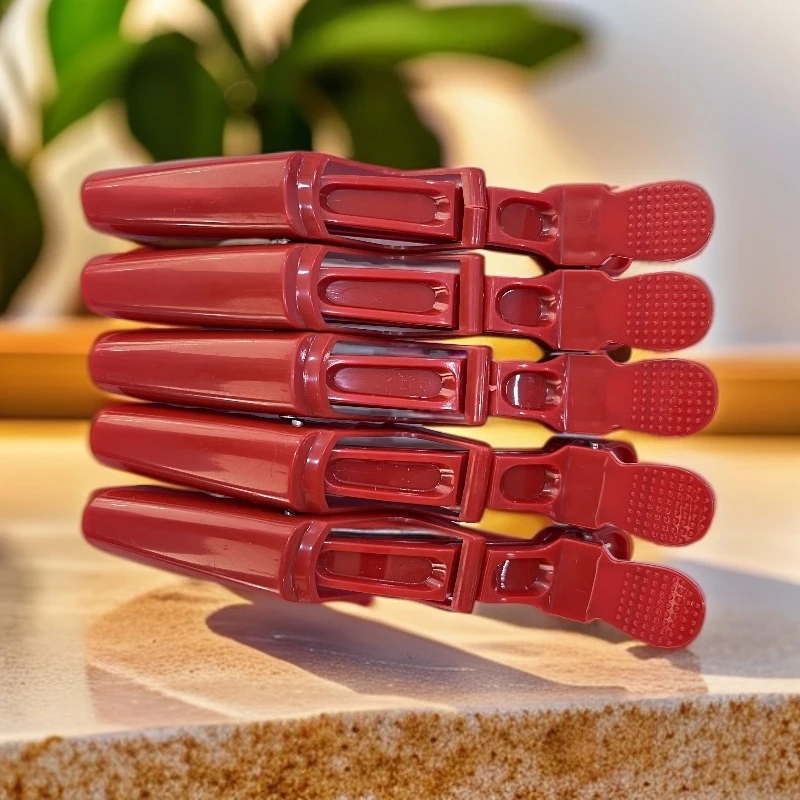 理发店剪发使用鸭嘴夹烫染使用理发店美发师使用颜色随机发