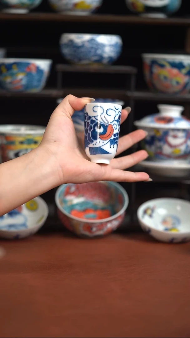 昨明手绘闻香杯（清仓福利）