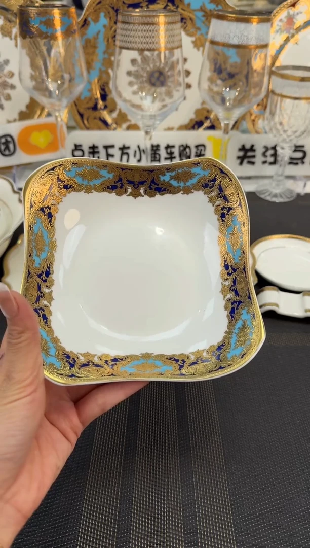 瓷片沙拉碗  2个 福利款