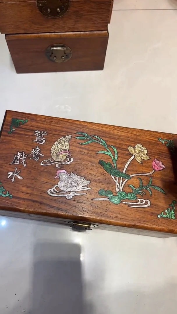 【闪购商品】木鸳鸯戏水 首饰盒