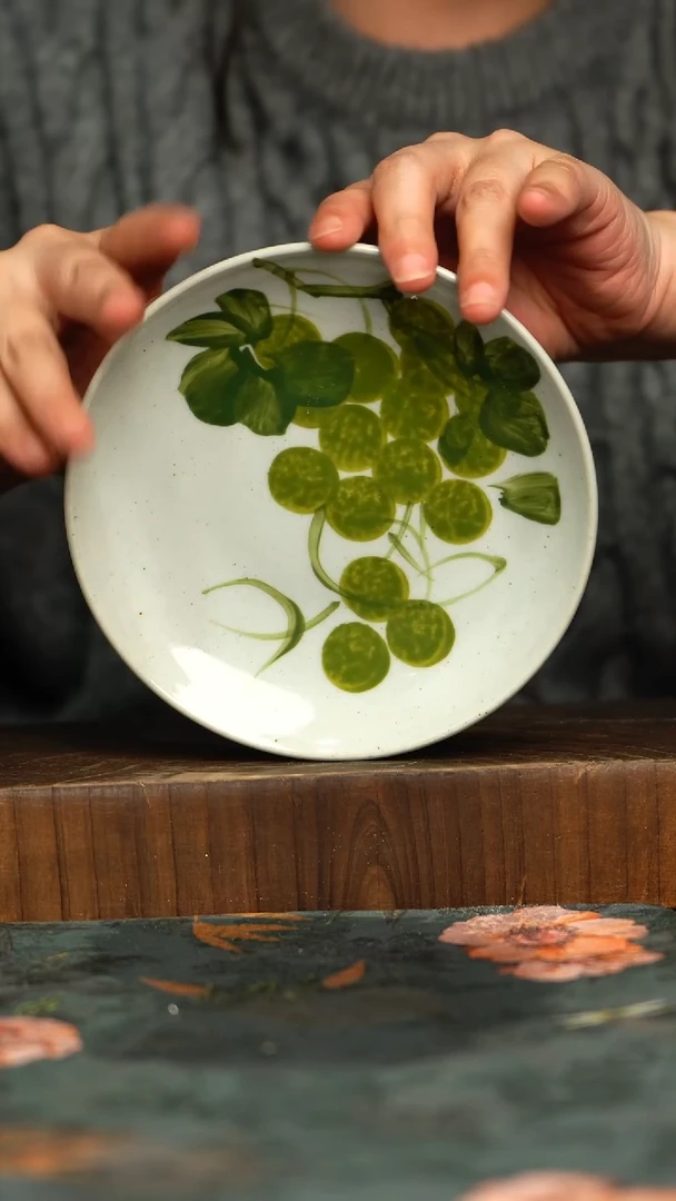 杯釉下彩手工手绘同款陶器