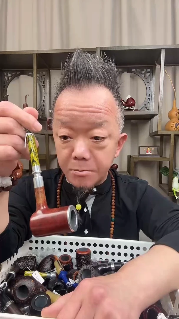 d30-1纯手工石楠木烟斗