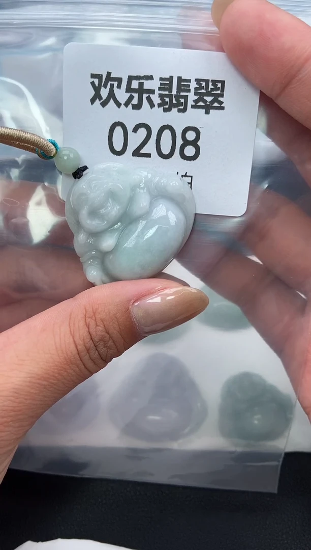 颈饰未镶嵌翡翠缅甸天然翡翠0208