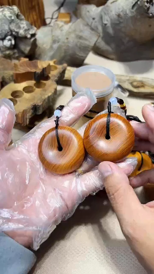 柏木（崖柏）南太行崖柏5.0平安扣黑油