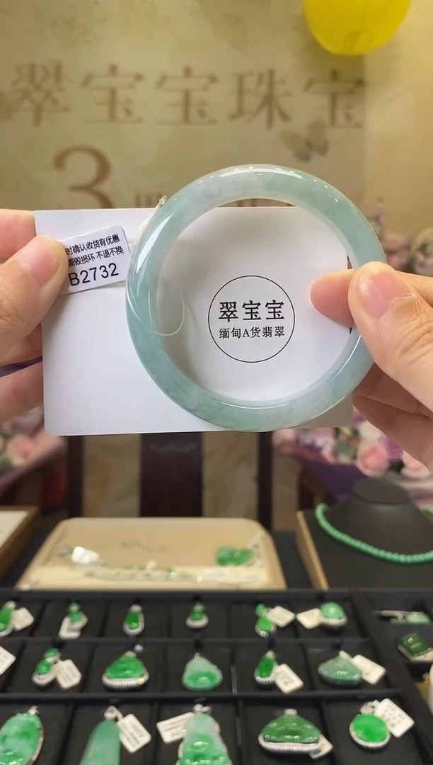 未镶嵌手镯翡翠?****?B2732 正圈56 含运营费