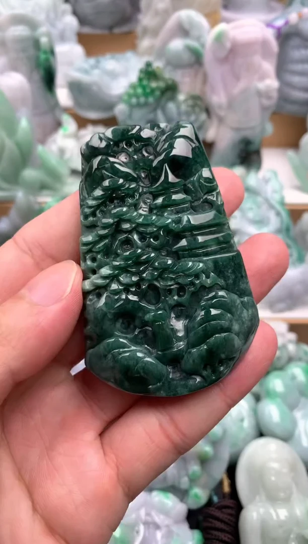 吊坠(不含链)未镶嵌翡翠1