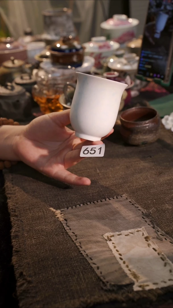 杯子等烟雨陶瓷手作主人杯651