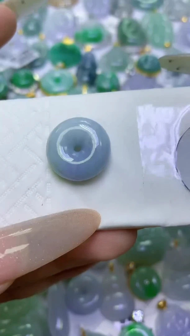 颈饰未镶嵌翡翠天然缅甸翡翠A货百元以上9元证书费自理