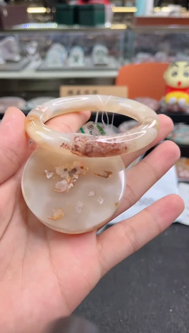 石英质玉手镯未镶嵌58圈口 （赠品镯心）3931194