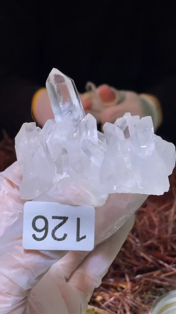 未镶嵌珠宝半成品水晶晶簇-126