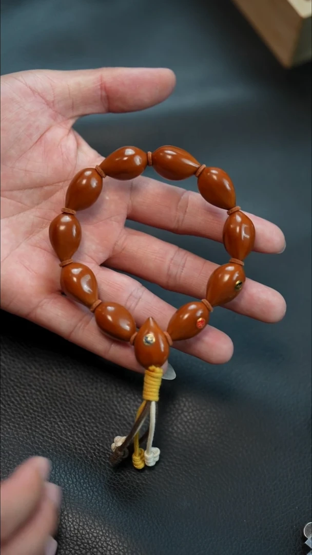 手串/手链橄榄核沐光--1.5精抛老油核三标款