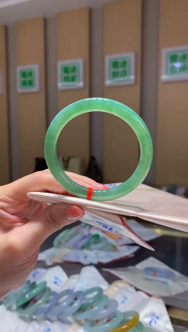 未镶嵌手镯翡翠-XX48 圈口54