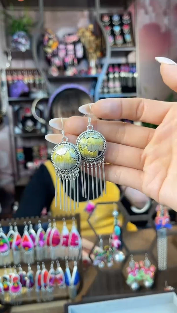 织绣民族风手工非遗老绣饰品334