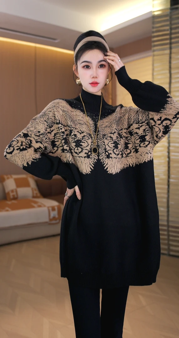 加厚保暖【天使之翼】打底衫女款爆款2025新款秋冬毛衣上衣-3049#