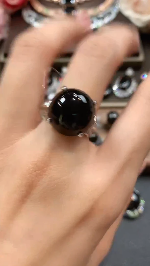 18K金镶嵌戒指翡翠浠*q146